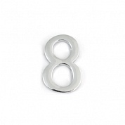 Цифра дверная Apecs DN-01-8-Z-CR хром